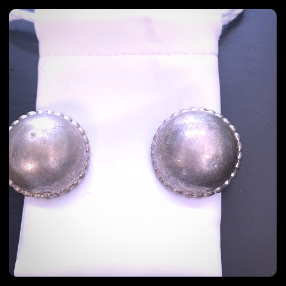 Sterling silver clip on earrings